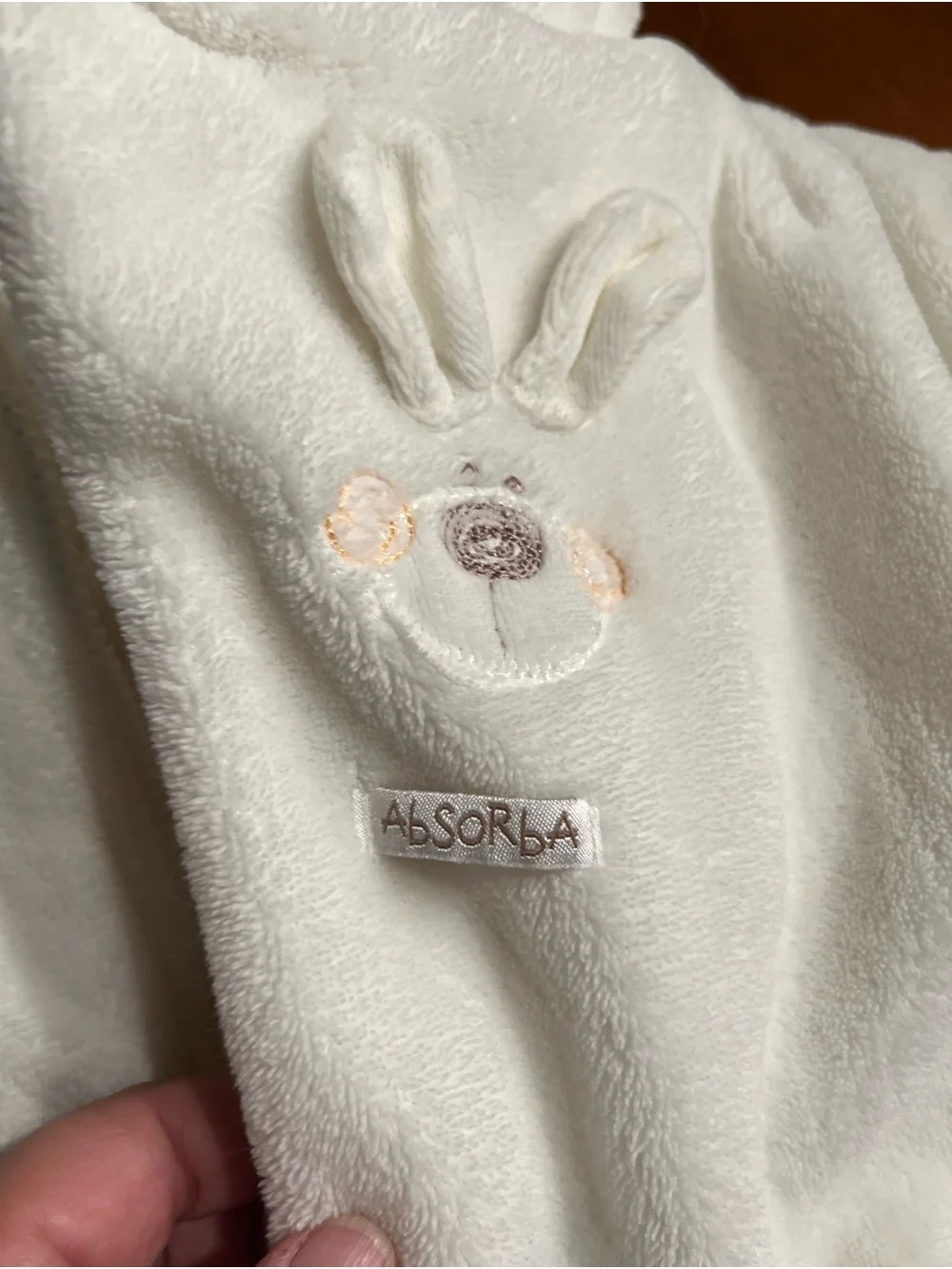 Cozy White Baby One-Piece Hooded Snowsuit